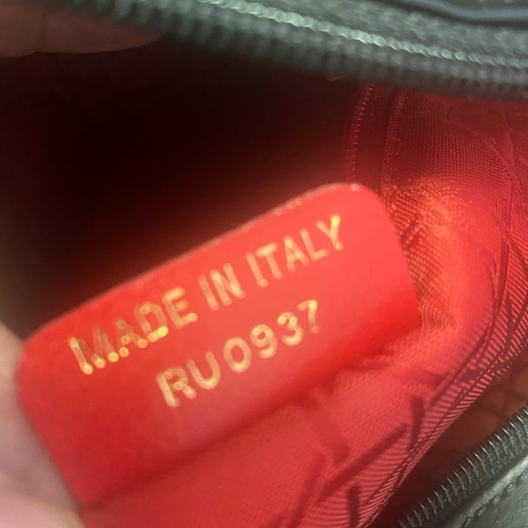 AUTHENTIC CHRISTIAN DIOR “LADY DIOR BAG” LARGE - Picture 12 of 14